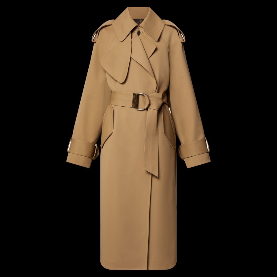Louis Vuitton Oversized Detail Trench Coat